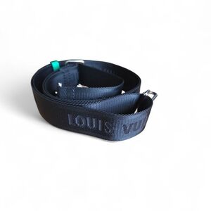 Authentic Louis Vuitton Black Nylon Alpha Strap (Unisex)